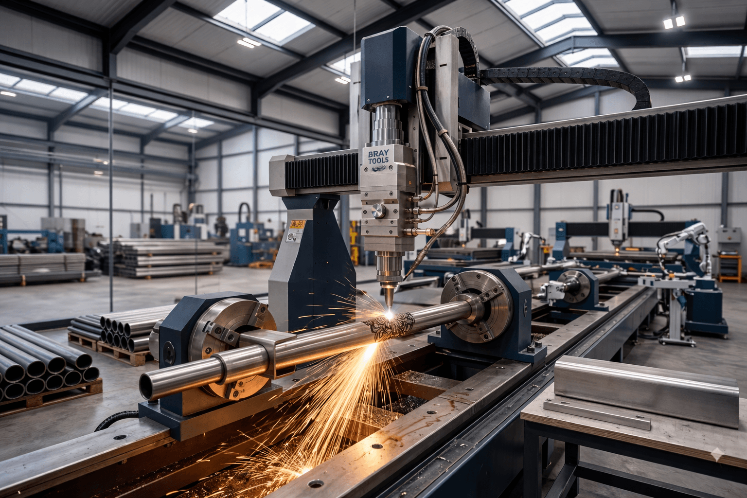 Endüstriyel boru kesim görseli