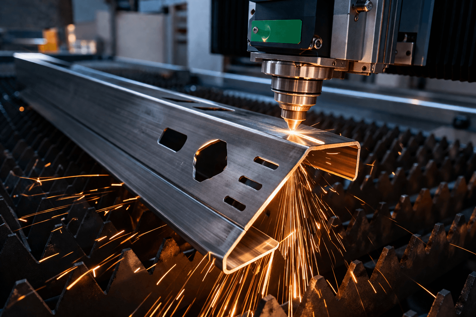 Profil lazer kesim hattı görseli 3